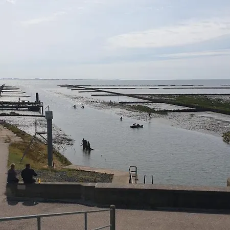 Wohnmobilstellplatz Hemenswarft An Der Nordsee - Meerblick