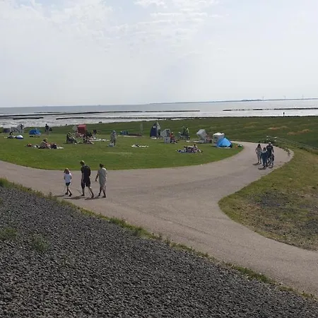 Camping Wohnmobilstellplatz Hemenswarft An Der Nordsee - Meerblick *