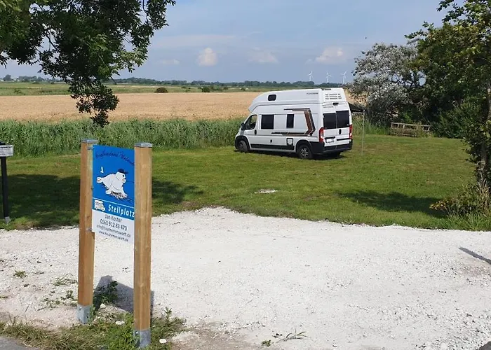 Camping Wohnmobilstellplatz Hemenswarft An Der Nordsee - Meerblick *